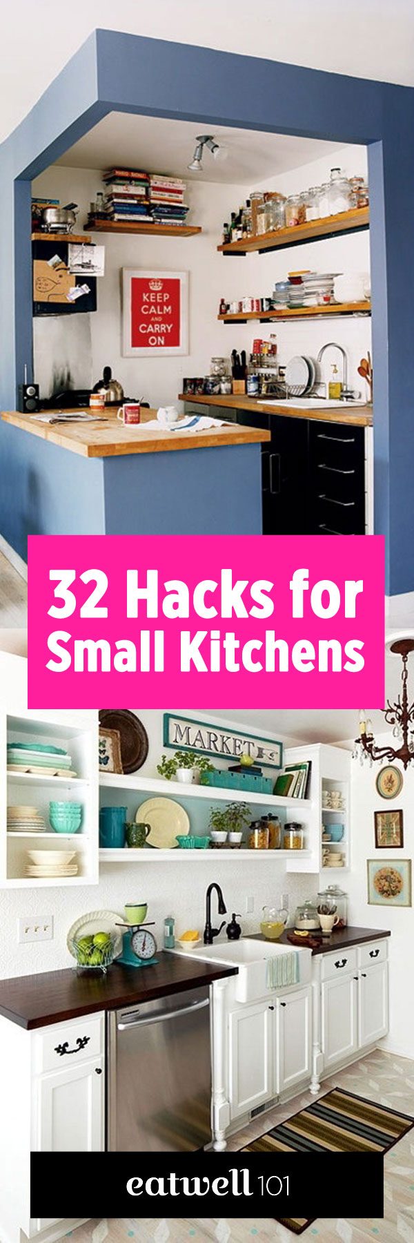 18 Brilliant Hacks to Make A Small Kitchen Look Bigger — Eatwell18