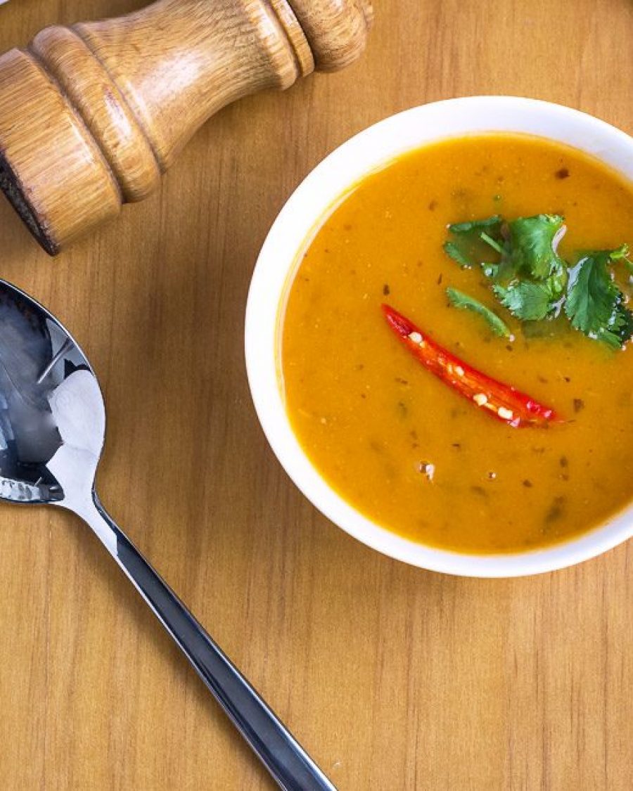 Spicy Vegetable Chili Soup - #recipe by #eatwell101 - https://www.eatwell101.com/spicy-vegetable-chili-soup-recipe