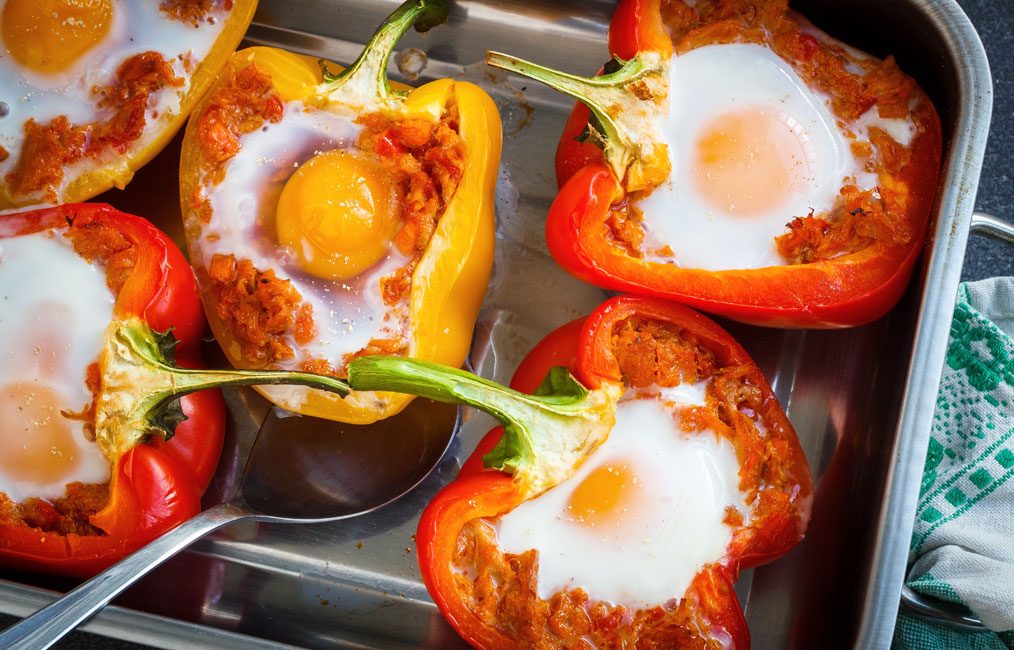 Baked Tuna Stuffed Peppers