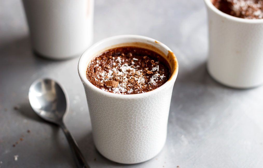 Chocolate Baked Custard