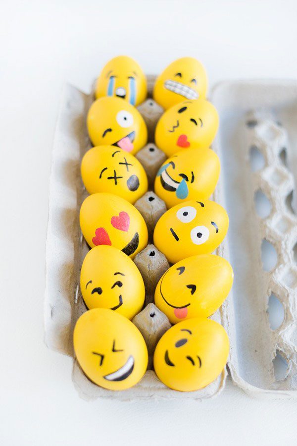 DIY Emoji Easter Eggs