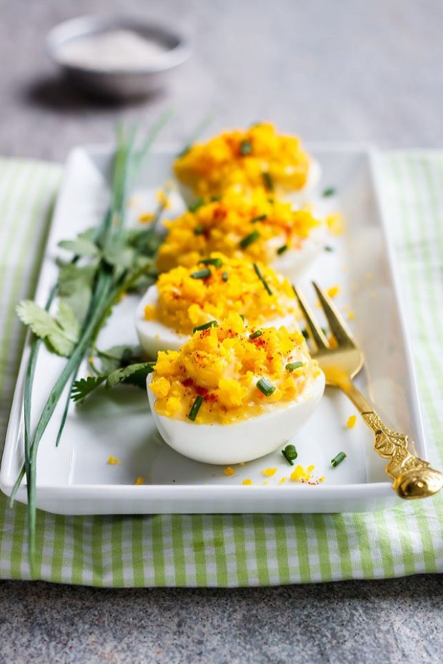 Spicy Deviled Eggs
