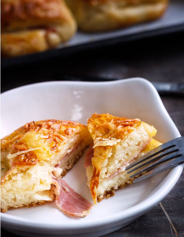 Ham and Cheese pocket recipe