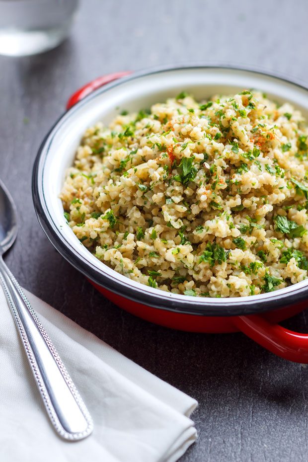 Garlic Butter Bulgur Risotto