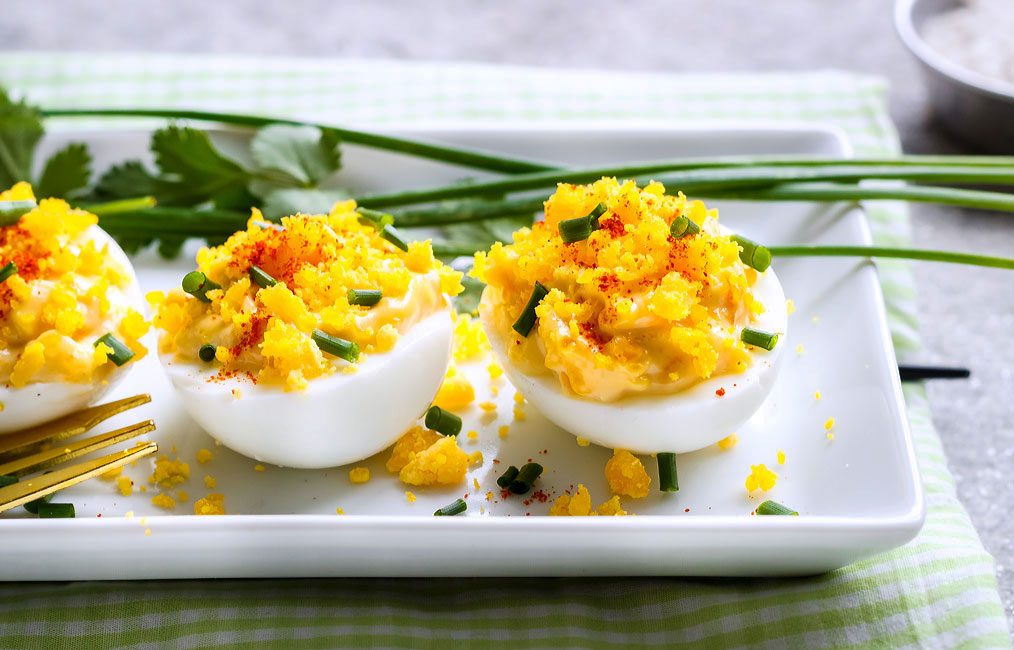 Spicy Deviled Eggs