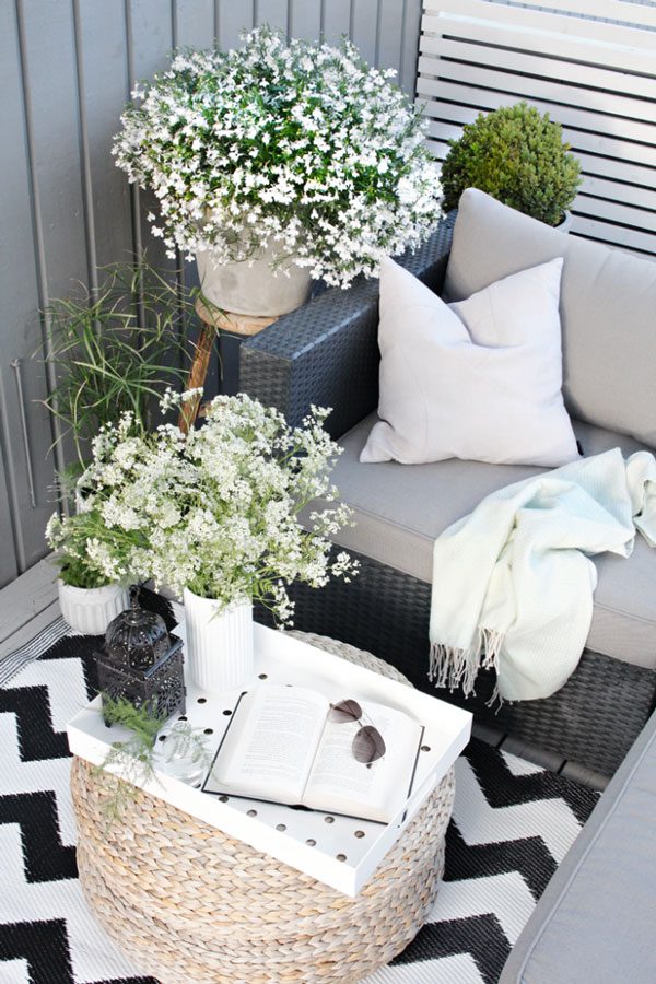 Small Balcony furniture Ideas