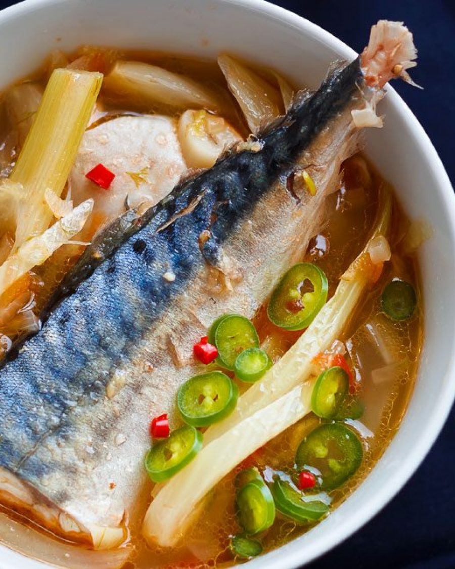 Spicy Mackerel Stew With Fennel - #recipe by #eatwell101 - https://www.eatwell101.com/spicy-mackerel-stew-recipe