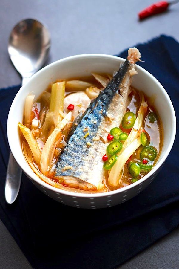 Mackerel Stew Recipe - #recipe by #eatwell101 - https://www.eatwell101.com/spicy-mackerel-stew-recipe