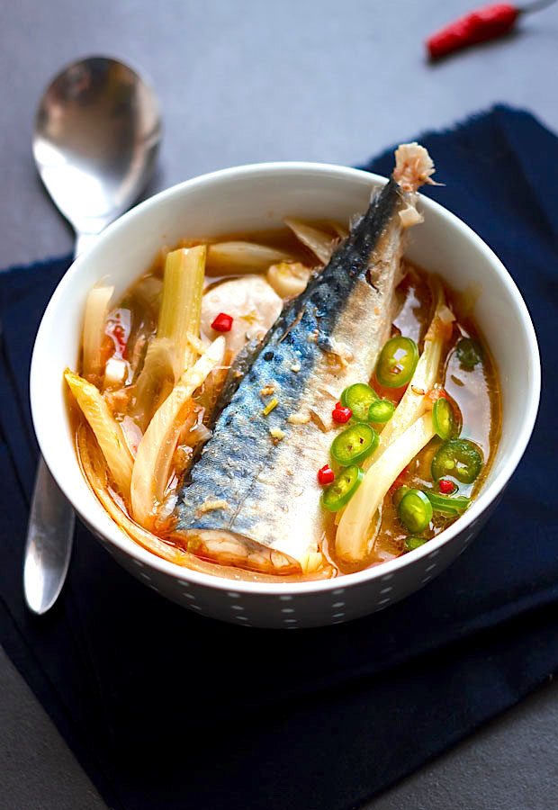 Spicy Mackerel Stew With Fennel - #recipe by #eatwell101 - https://www.eatwell101.com/spicy-mackerel-stew-recipe