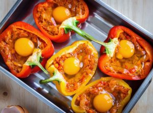 Baked Tuna Stuffed Peppers