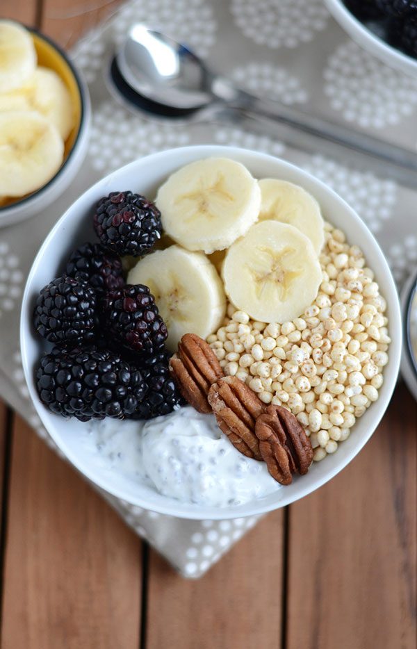 chia yogurt bowl