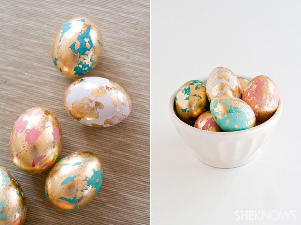 diy dyed easter eggs