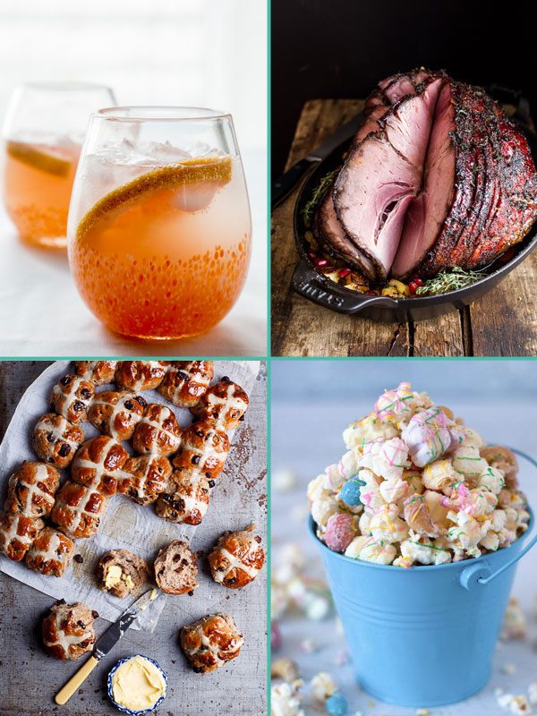 Grapefruit Mimosa & Chipotle Pineapple Jerk Glazed Ham
