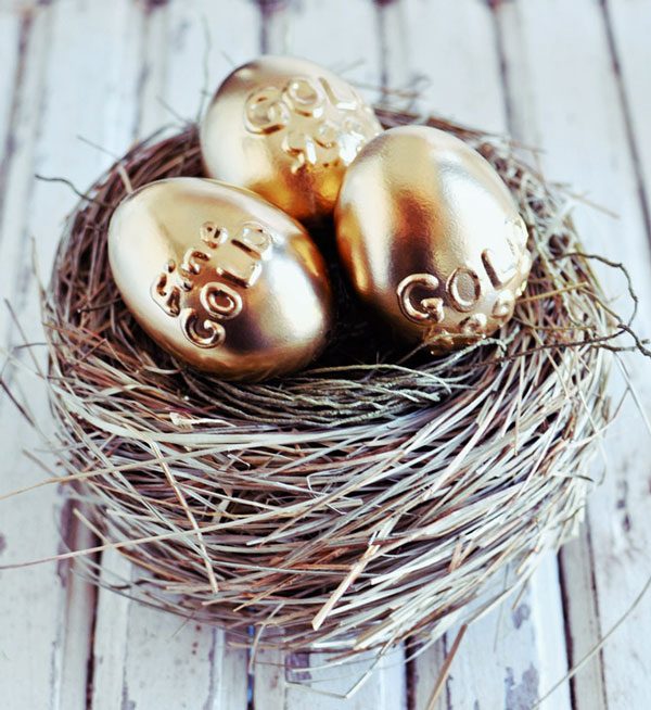 gold bullion easter eggs