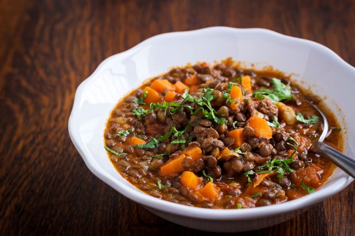 Heartwarming Green Lentil Stew