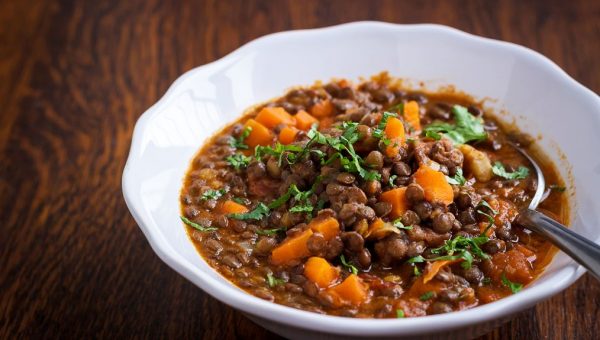 Heartwarming Green Lentil Stew - #recipe by #eatwell101 - https://www.eatwell101.com/green-lentil-stew