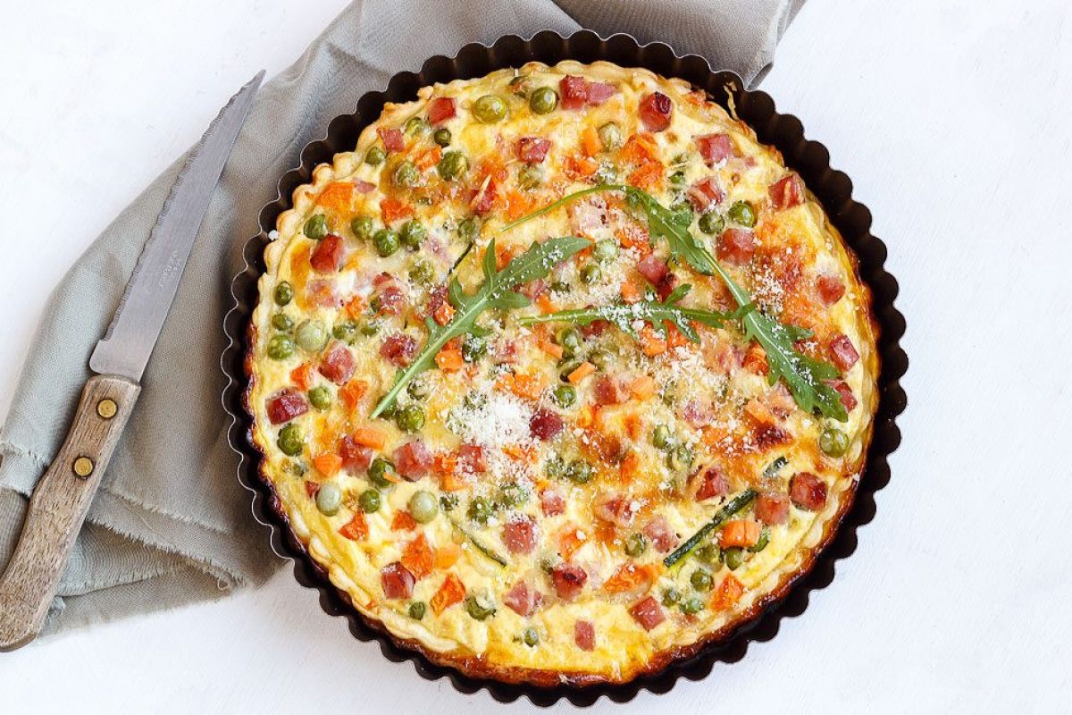 Ham and Cheese Quiche