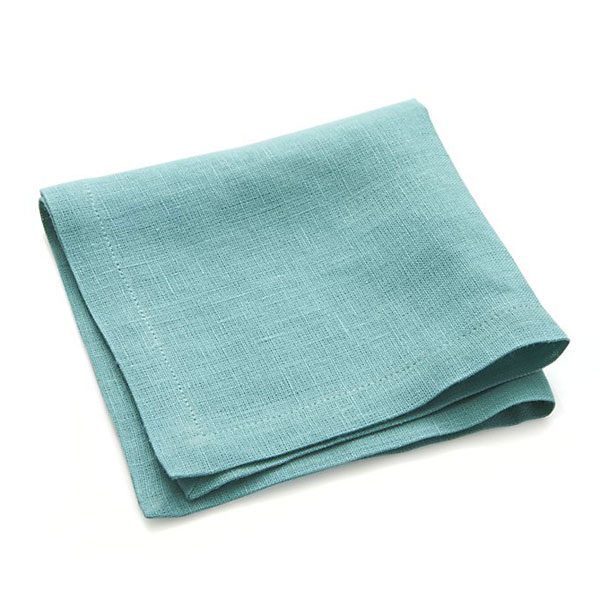 linen ocean cocktail napkin