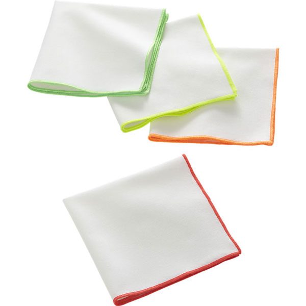 neon edge cocktail napkins