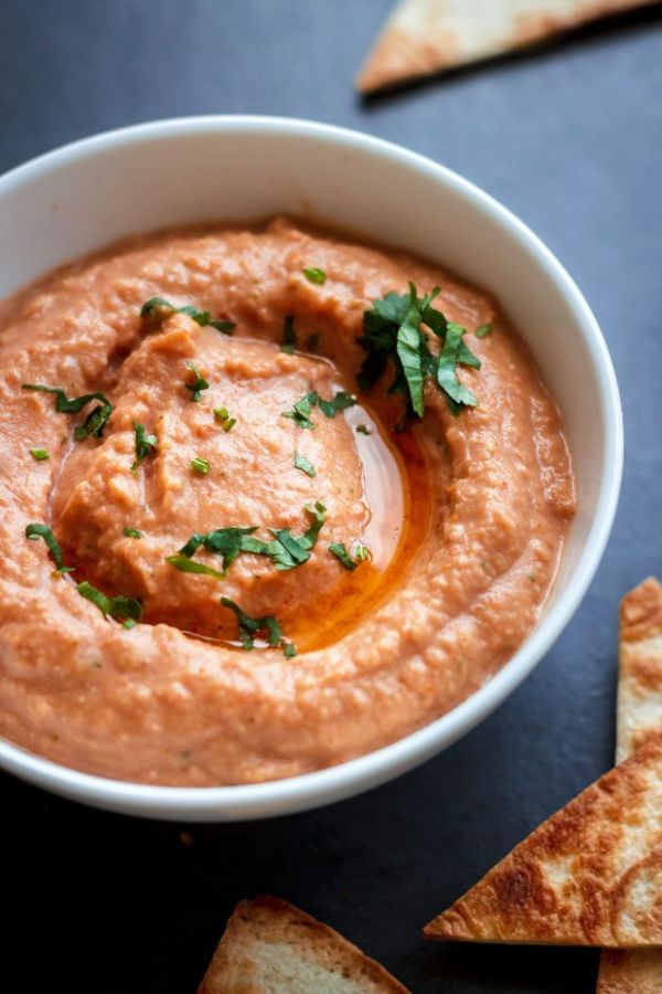 Creamy Red Lentil Dip - #recipe by #eatwell101 - https://www.eatwell101.com/red-lentil-dip-recipe