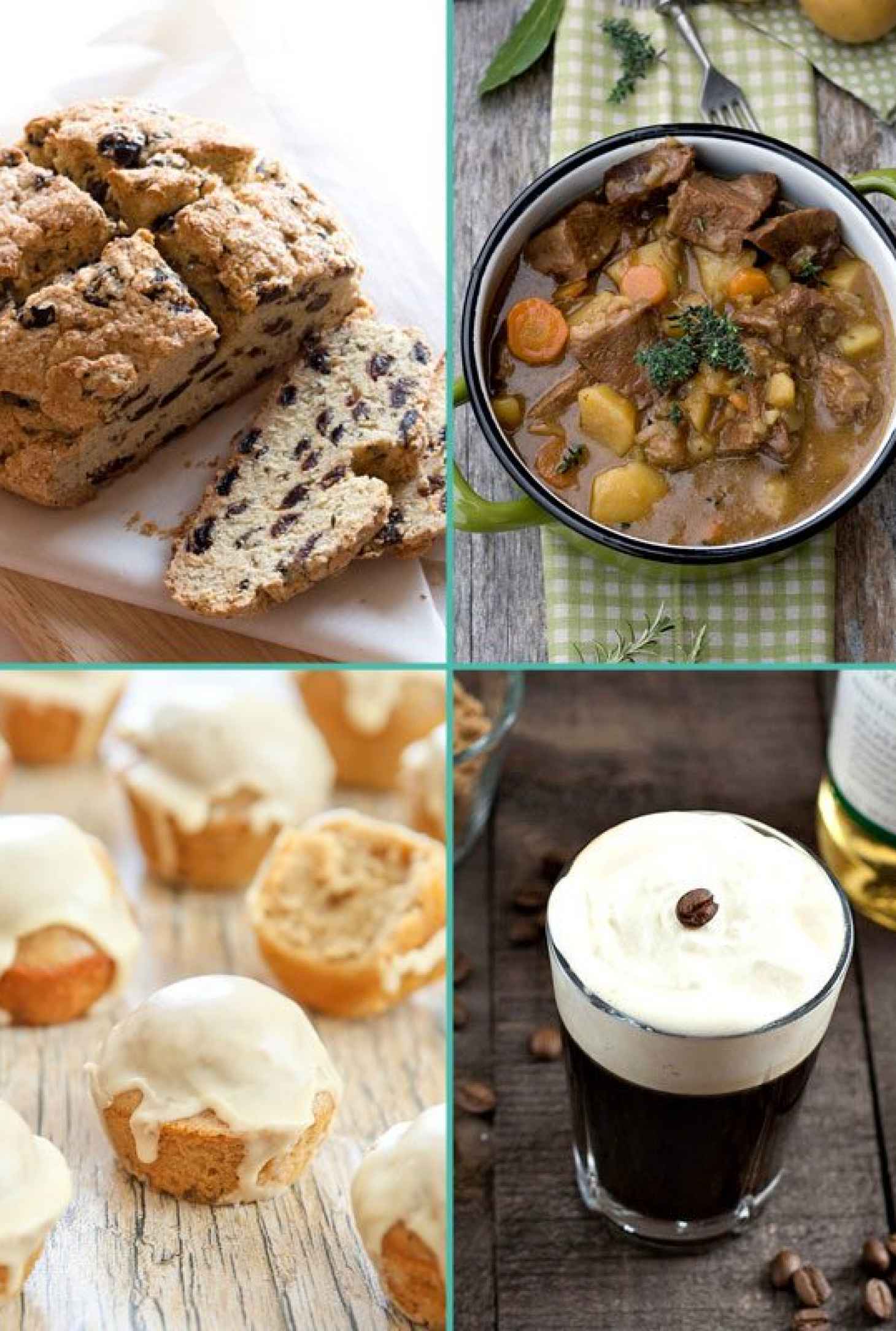 Gluten-free Irish Soda Bread & Irish Beef Stew With Guiness - #recipe by #eatwell101 - https://www.eatwell101.com/st-patricks-day-irish-recipes