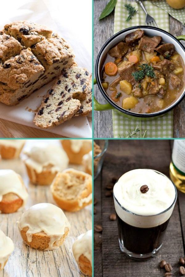 Gluten-free Irish Soda Bread & Irish Beef Stew With Guiness - #recipe by #eatwell101 - https://www.eatwell101.com/st-patricks-day-irish-recipes