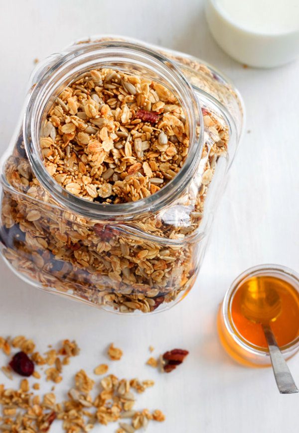tutorial for how to make homemade granola