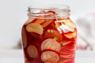 These crisp pickled radishes make a delicious condiment to welcome Spring