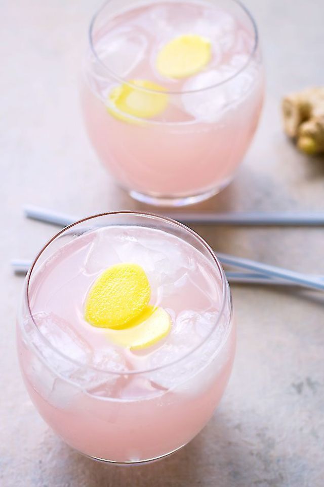 Ginger and rhubarb Sparkler Recipe