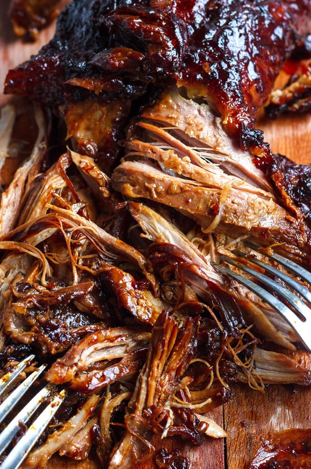 Slow Cooked Turkey Leg Recipe With Honey Glaze & Garlic