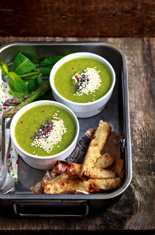 Spring green Soups