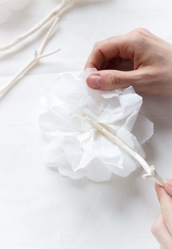 Tissue Paper Flower Tutorial