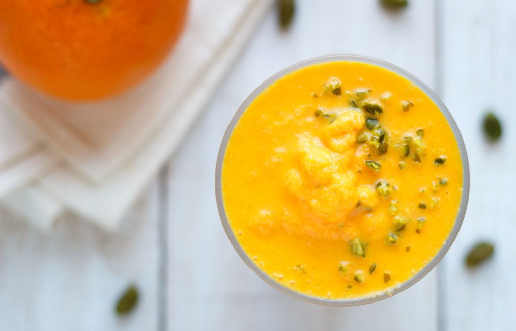 Orange Carrot Breakfast Smoothie