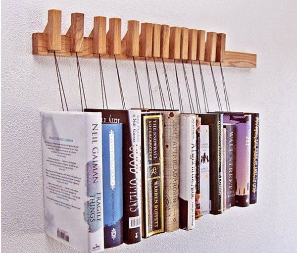 cookbook hanging rack