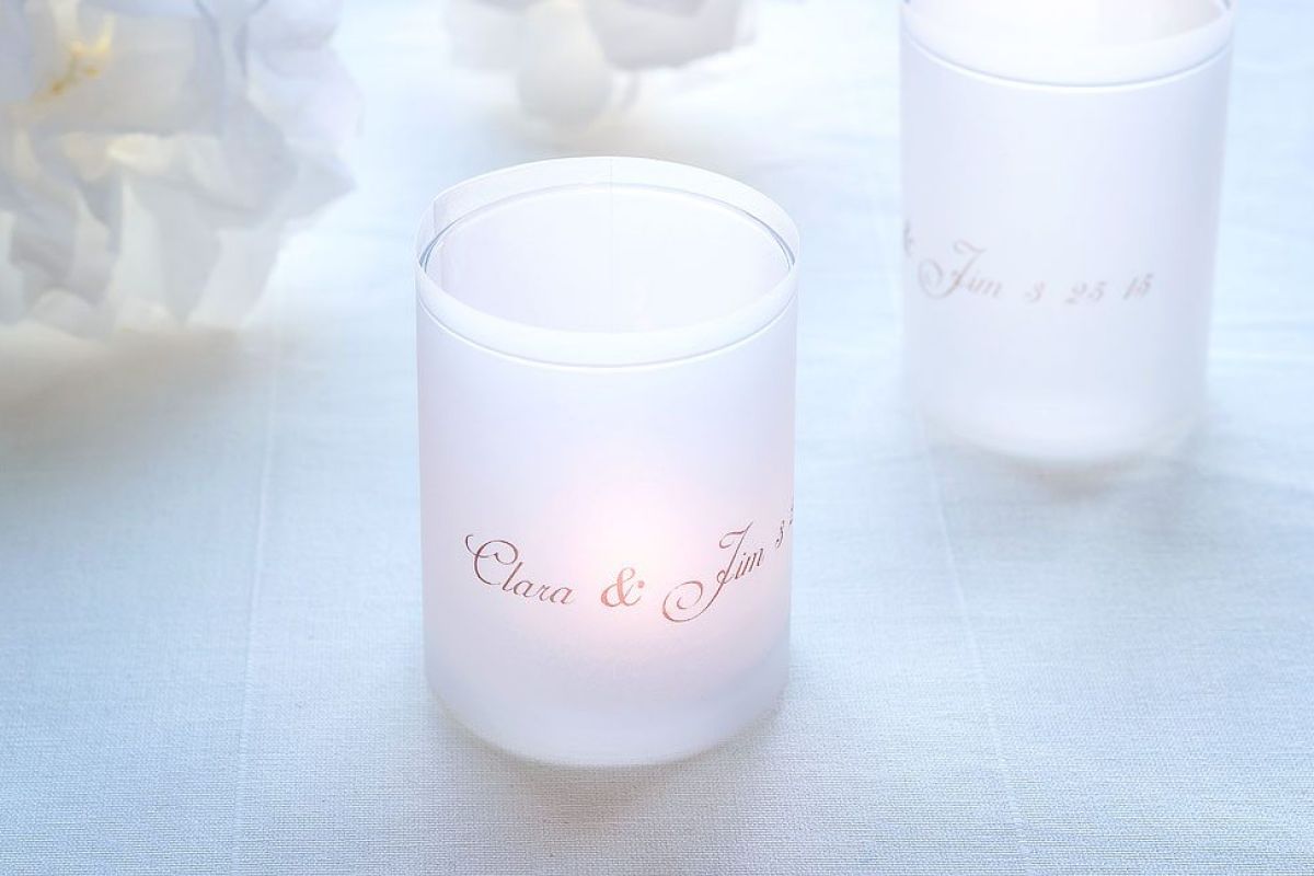 Cheery DIY Tea Light Holders for Your Wedding Table