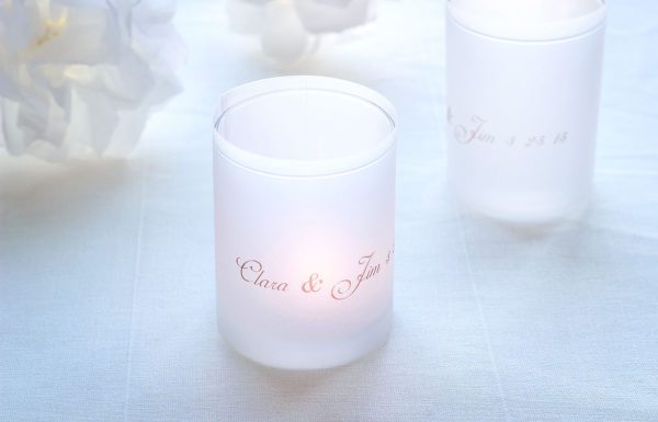 Cheery DIY Tea Light Holders for Your Wedding Table