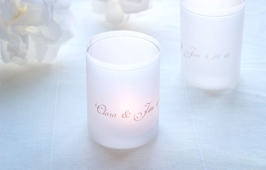 Cheery DIY Tea Light Holders for Your Wedding Table