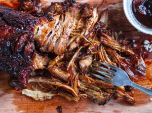 Slow Cooked Turkey Leg with Honey Glaze & Garlic
