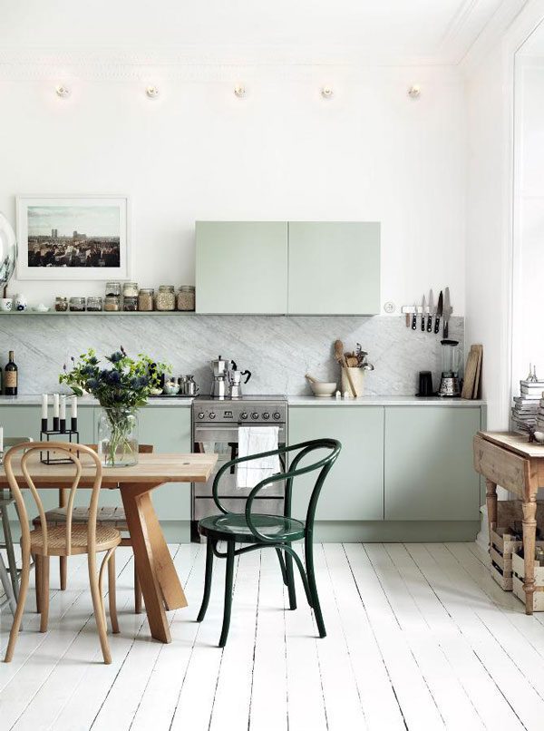 Get the Look: A Minty Fresh Scandinavian Kitchen