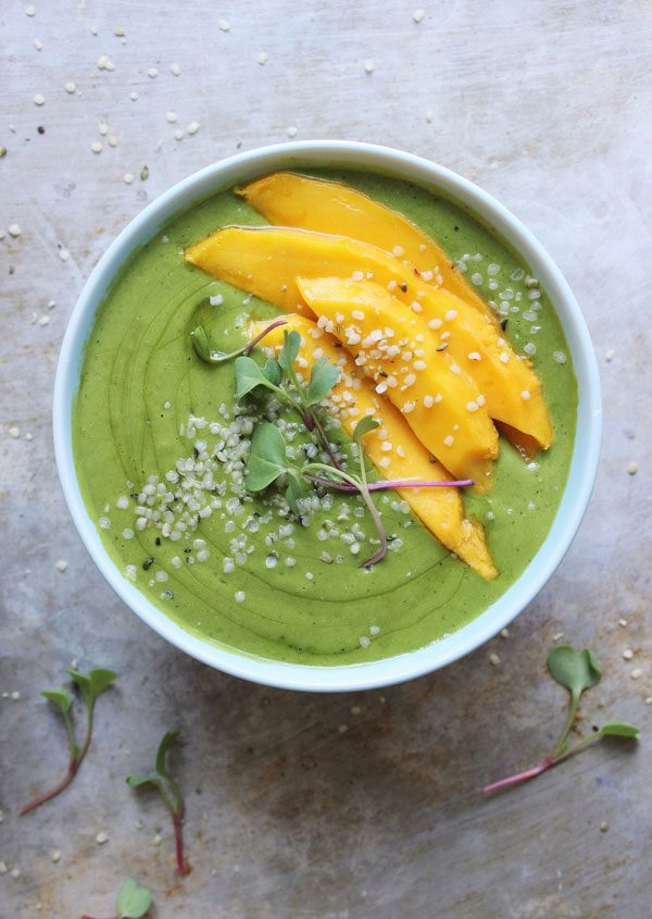 green smoothie bowl recipe