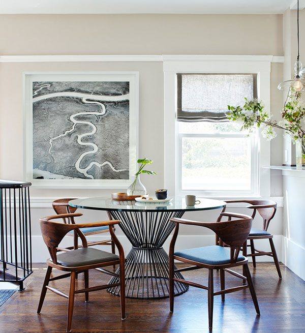 midcentury dining room