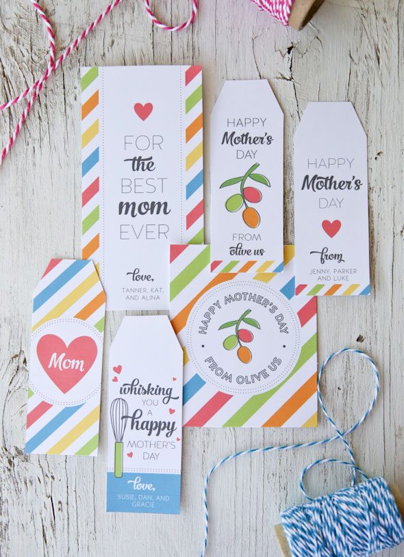 mothers day gift tag printables