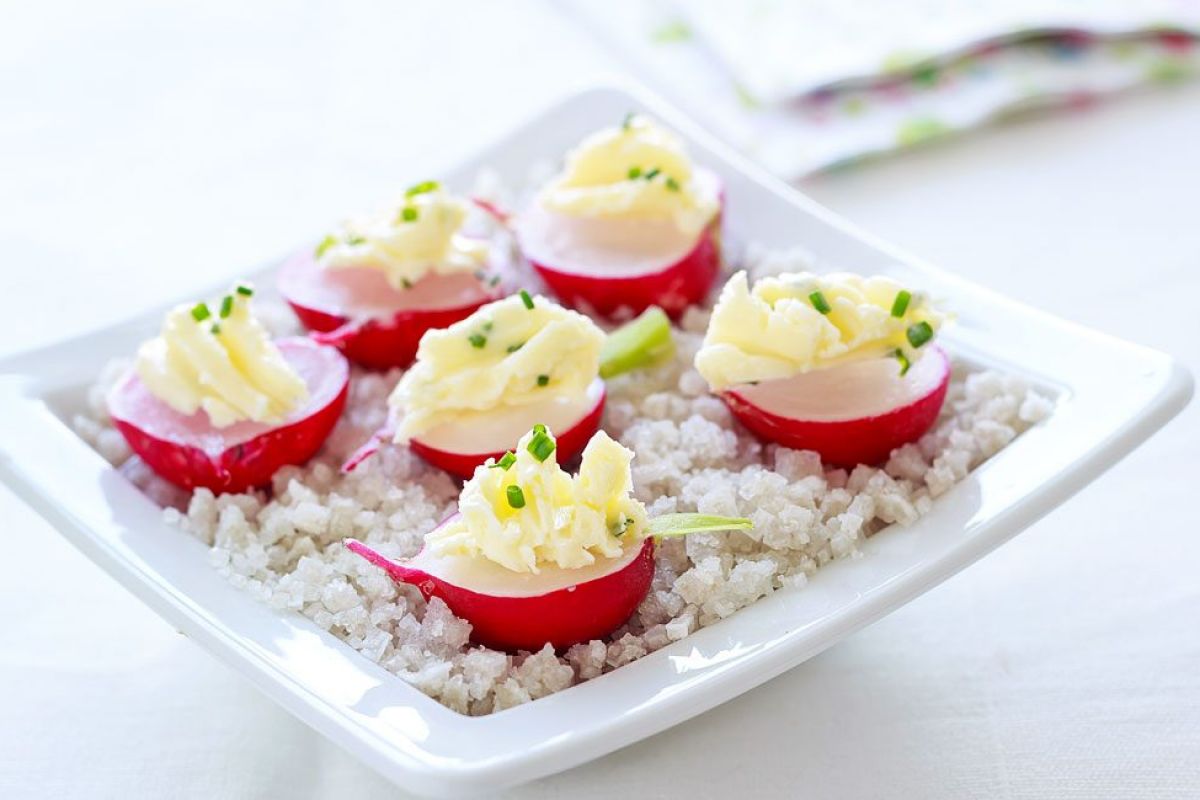 Radishes with Chive Butter