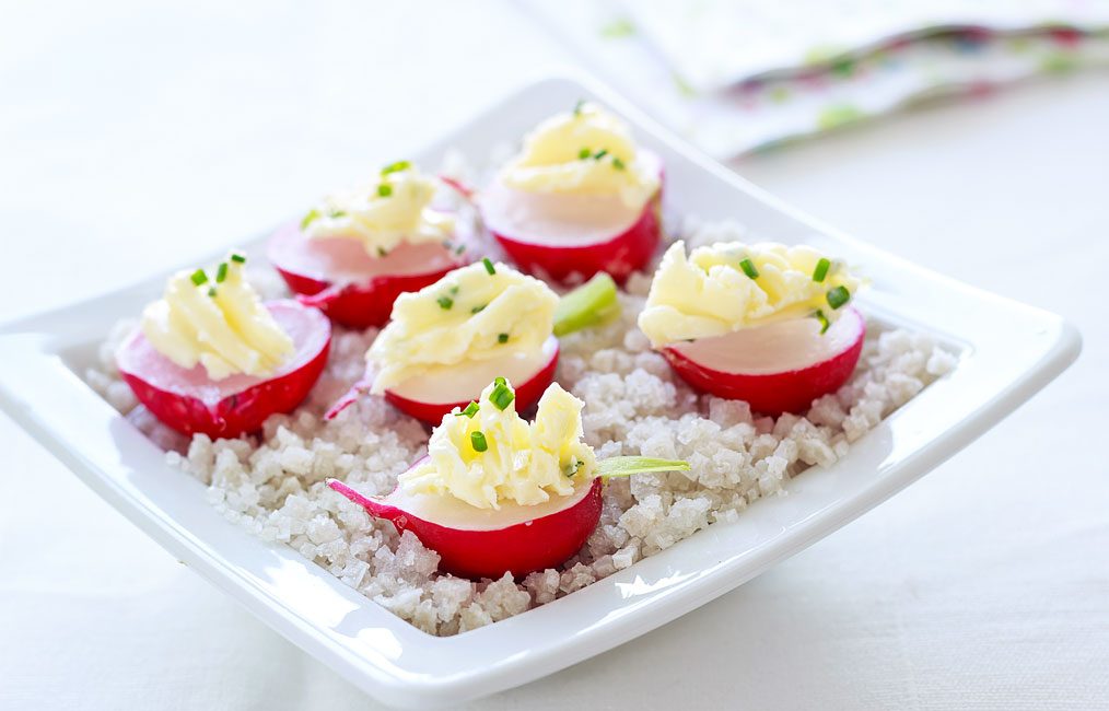 Radishes with Chive Butter