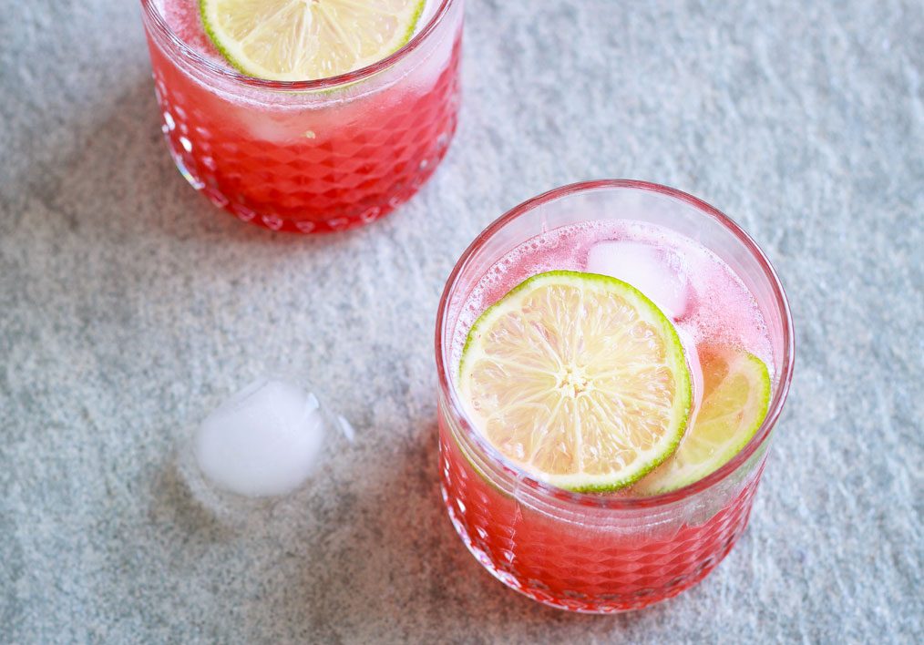 Strawberry Lime Soda