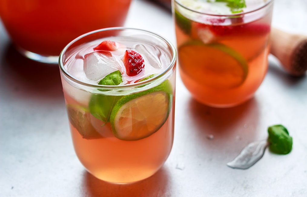 Strawberry Iced Tea Cooler