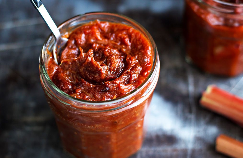 Deliciously Easy Rhubarb BBQ Sauce