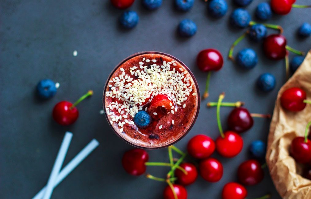 Cherry Blueberry Smoothie