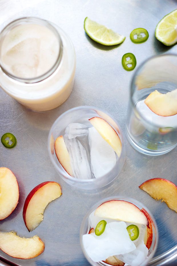 Peach Agua Fresca
