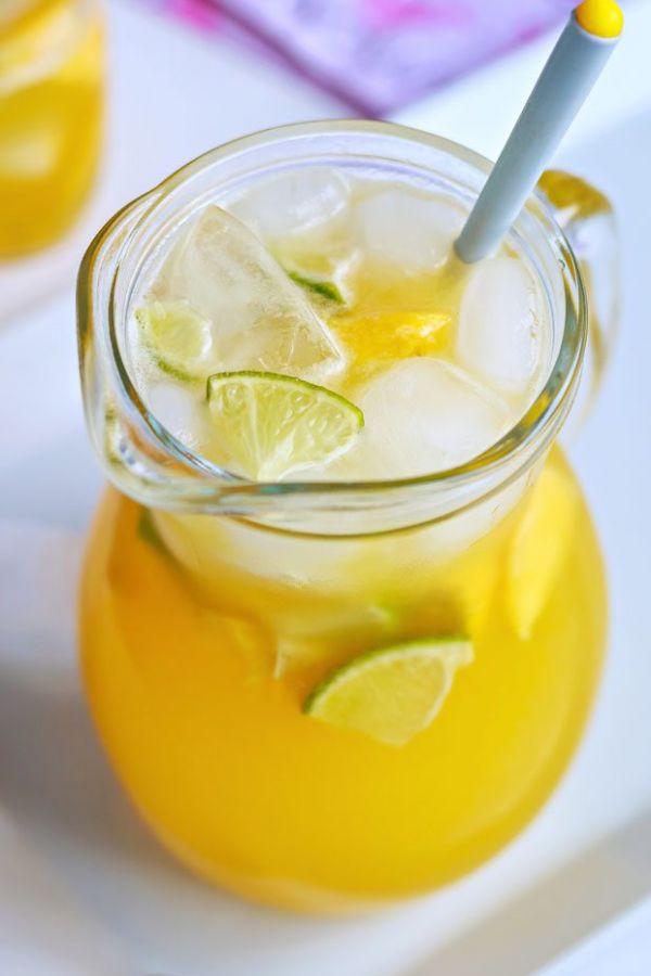 Speedy Pineapple Lemonade Cooler - #recipe by #eatwell101 - https://www.eatwell101.com/pineapple-lemonade-recipe